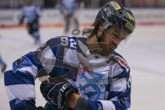 DEL - Eishockey - Saison 2019/20 - ERC Ingolstadt - Adler Mannheim - Kris Foucault (#81 ERCI) beim warm machen - Foto: Jürgen Meyer