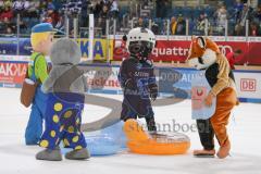 DEL - Eishockey - Saison 2019/20 - ERC Ingolstadt -  Kölner Haie - Maskottchen - Xaver - Foto: Jürgen Meyer