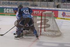 DEL - Eishockey - Saison 2019/20 - ERC Ingolstadt -  Adler Mannheim - Brandon Mashinter (#53 ERCI) - Dennis Endras Torwart (#44 Mannheim) - Foto: Jürgen Meyer