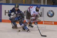 DEL - Eishockey - Saison 2019/20 - ERC Ingolstadt - Adler Mannheim - Simon Schütz (#97 ERCI) - Florian Flick (#32 Mannheim) - Foto: Jürgen Meyer