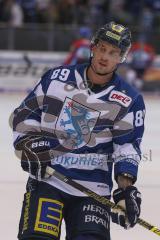 DEL - Eishockey - Saison 2019/20 - ERC Ingolstadt -  Adler Mannheim - Hans Detsch (#89 ERCI) vor dem Spiel beim warm machen - Foto: Jürgen Meyer