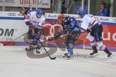 DEL - Eishockey - Saison 2019/20 - ERC Ingolstadt -  Adler Mannheim - Brett Olson (#16 ERCI) Topscorer - roter Helm - Foto: Jürgen Meyer