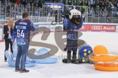 DEL - Eishockey - Saison 2019/20 - ERC Ingolstadt -  Kölner Haie - Maskottchen - Xaver - Foto: Jürgen Meyer