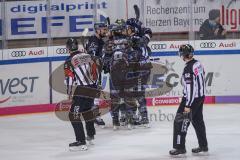 DEL - Eishockey - ERC Ingolstadt - EHC Straubing - Tor Jubel 1:0 Mirko Höfflin 92 ERC