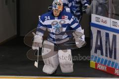 DEL - Eishockey - Saison 2020/21 - ERC Ingolstadt - Adler Mannheim - Michael Garteig Torwart (#34 ERCI) - Foto: Jürgen Meyer