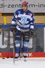 DEL - Eishockey - Saison 2020/21 - ERC Ingolstadt - Schwenninger Wild Wings - Louis-Marc Aubry (#11 ERCI) - beim warm machen - Foto: Jürgen Meyer