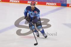 Vorbereitungsspiel - DEL - Eishockey - Saison 2020/21 - ERC Ingolstadt -  Augsburger Panther - Simon Schütz (#97 ERCI) beim warm machen - Foto: Jürgen Meyer