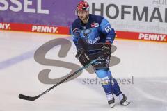 Vorbereitungsspiel - DEL - Eishockey - Saison 2020/21 - ERC Ingolstadt -  Augsburger Panther - David Elsner (#61 ERCI) beim warm machen - Foto: Jürgen Meyer