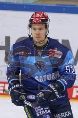 Vorbereitungsspiel - DEL - Eishockey - Saison 2020/21 - ERC Ingolstadt -  Augsburger Panther - Petrus Palmu (#52 ERCI) beim warm machen - Foto: Jürgen Meyer