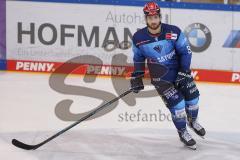 Vorbereitungsspiel - DEL - Eishockey - Saison 2020/21 - ERC Ingolstadt -  Augsburger Panther - Simon Schütz (#97 ERCI) beim warm machen - Foto: Jürgen Meyer