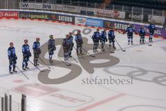 Vorbereitungsspiel - DEL - Eishockey - Saison 2020/21 - ERC Ingolstadt -  Augsburger Panther - Die Mannschaft vor dem Spiel - Foto: Jürgen Meyer