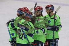 DEL - Eishockey - Saison 2020/21 - ERC Ingolstadt - Nürnberg Ice Tigers - Der 2:0 Führungstreffer durch Ben Marshall (#45 ERCI) - jubel - Foto: Jürgen Meyer