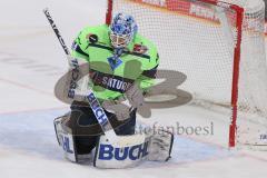 DEL - Eishockey - Saison 2020/21 - ERC Ingolstadt - Eisbären Berlin - Michael Garteig Torwart (#34 ERCI) - Foto: Jürgen Meyer