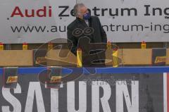 DEL - Eishockey - Saison 2020/21 - ERC Ingolstadt - Schwenninger Wild Wings - Doug Shedden (Cheftrainer ERCI) - Foto: Jürgen Meyer