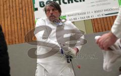 Fechten - Ludwig-Meider-Turnier - Michael Schölß vor dem Wettkampf