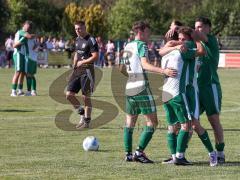 Relegation - Saison 2025/26 - SV Karlskron - FC Geisenfeld - Das Spiel ist aus - Geisenfeld steigt auf - jubel -  - XXXXX - Foto: Meyer Jürgen
