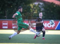 * Testspiel - Saison 2026/27 - FC Gerolfing - SV Manching-  - Luca Oehler (Nr.3 - SV Manching) - Christian Träsch (Nr.3 - FC Gerolfing) - Foto: Meyer Jürgen