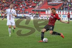 3. Liga; FC Ingolstadt 04 - Viktoria Köln; Dominik Franke (3 FCI) Flanke