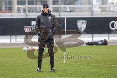 2.BL; FC Ingolstadt 04 - Training, neuer Cheftrainer Rüdiger Rehm, Pressekonferenz, Cheftrainer Rüdiger Rehm (FCI) leitet erstes Training