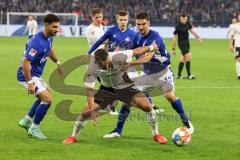 2.BL; FC Schalke 04 - FC Ingolstadt 04; Kampf um den Ball, Fatih Kaya (9, FCI) Kaminski Marcin (35 S04)