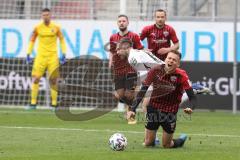 3. Liga - Fußball - FC Ingolstadt 04 - SV Meppen - Filip Bilbija (35, FCI) Foul von Bünning Lars (19  Meppen)