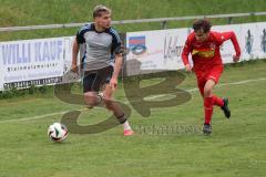 Kreisliga- Saison 2024/25- TSV Kösching - TSV Ober./Unterh.stadt-  - Amadeus Taubert weiss Ober-/Unterh.stadt  - Pablo Krantz Blanco rot Kösching - Foto: Meyer Jürgen