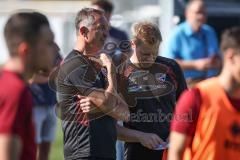 3. Liga - Saison 2026/27 - 1. Trainingseinheit mit Achim Beierlorzer - Cheftrainer Achim Beierlorzer (FCI) - Co-Trainer Markus Feldhoff (FCI) - Foto: Meyer Jürgen