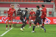 3. Liga; FC Ingolstadt 04 - SC Verl; Torchance verpasst Yann Sturm (7, FCI) Marcel Costly (22, FCI) Kijewski Niko (19 Verl) Ens Martin (5 Verl)