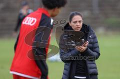 2023_10_21 - Saison 2023/24 - A-Junioren - FC Ingolstadt 04 - TSG 1899 Hoffenheim - Sabrina Wittmann Trainer FCI -  vor dem Spiel -  - Foto: Meyer Jürgen