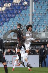 3. Liga - SV Wehen Wiesbaden - FC Ingolstadt 04 - Kempe Dennis (25 SVW) Francisco Da Silva Caiuby (13, FCI)