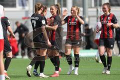 2. Bundesliga Frauen - Saison 2024/25 - FC Ingolstadt 04 Frauen - SC Freiburg II - Der 2:0 Führungstreffer durch Stefanie Reischmann (Nr.24 - FCI Frauen) - jubel   - Foto: Meyer Jürgen