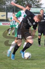 Toto Pokal - Saison 2022/2023 - SV Schalding-Heining - FC Ingolstadt 04 - Maximilian  Neuberger (Nr.38 - FCI) - Jonas Rossdorfer (Nr.18 - SV Schalding-Heining) - Foto: Meyer Jürgen