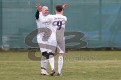 Kreisklasse - Saison 2025/26- Türk SV Ingolstadt - MTV Ingolstadt-  - Der 0:1 Führungstreffer durch Zvonko Bivolcevic weiss MTV - Mykola Bilotserkivets weiss MTV - jubel  - Foto: Meyer Jürgen