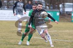 Bezirksliga - Saison 2024/25 - FC Gerolfing - FC Fatih Ingolstadt - Anastasios Porfyriadis (Nr.27 - FC Gerolfing) - XXXXX - Foto: Meyer - Hugo Da Silva Lopes (Nr.6 - FC Fatih)
