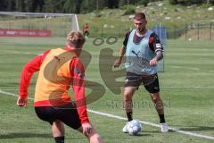 3. Liga; FC Ingolstadt 04 - Trainingslager Südtirol, Max Dittgen (10, FCI) Maximilian Neuberger (38, FCI)