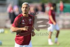Toto-Pokal - VfB Forstinning - FC Ingolstadt 04; vor dem Spiel Sejdo Durakov (11, FCI)