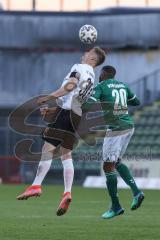 3. Liga - VfB Lübeck - FC Ingolstadt 04 - Stefan Kutschke (30, FCI) Okungbowa Osarenren (20 Lübeck)