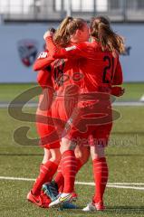 2. Frauen-Bundesliga - Testspiel - Saison 2021/2022 - FC Ingolstadt 04 - SV 67 Weinberg - Der 1:0 Führungstreffer durch Maier Ramona (#18 FCI) - jubel - Foto: Meyer Jürgen