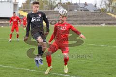 Bayernliga Süd - Saison 2021/2022 - FC Ingolstadt 04 II - TürkAugsburg - Meikis Fabio (#19 FCI) rot - Foto: Meyer Jürgen