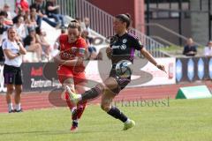 2. Bundesliga Frauen - Saison 2023/24 - FC Ingolstadt 04 Frauen - FC Bayern München II - Lea Wolski (Nr.6 - FCI) - Schwarz Carla schwarz Bayern - Foto: Meyer Jürgen