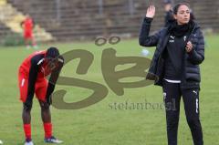 2023_10_21 - Saison 2023/24 - A-Junioren - FC Ingolstadt 04 - TSG 1899 Hoffenheim - Sabrina Wittmann Trainer FCI -  vor dem Spiel -  - Foto: Meyer Jürgen