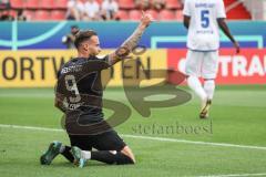 DFB Pokal; FC Ingolstadt 04 - SV Darmstadt 98; Patrick Schmidt (9, FCI) bedankt sich