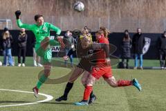 2. Frauen-Bundesliga - Saison 2021/2022 - FC Ingolstadt 04 - Eintracht Frankfurt II - Maier Ramona (#18 FCI) - Altenburg Lina Torwart Frankfurt - Veit Jella schwarz Frankfurt - Foto: Meyer Jürgen