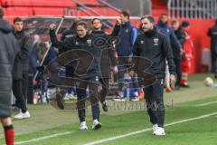 3. Liga; FC Ingolstadt 04 - TSG Hoffenheim II; Spiel ist aus, Sieg Jubel Freude Cheftrainerin Sabrina Wittmann (FCI) Co-Trainer Fabian Reichler (FCI)