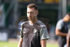 3.Liga - Saison 2023/2024 - Preußen Münster - FC Ingolstadt 04 - Jannik Mause (Nr.7 - FCI) vor dem Spiel -  - Foto: Meyer Jürgen