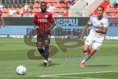 3.Liga - Saison 2022/2023 - FC Ingolstadt 04 -  1. FC Saarbrücken - Hans Nunoo Sarpei (Nr.14 - FCI) - Foto: Meyer Jürgen