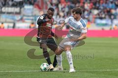 3. Liga; FC Ingolstadt 04 - MSV Duisburg; Obed Ugondu (17, FCI) Fleckstein Tobias (5 MSV)
