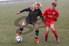 Frauen - Bayernliga - U17 - B-Junioren -  FC Ingolstadt 04 II - FC Forstern - Jünke Hannah schwarz Forstern - Charlotte Theobald rot FCI -  Foto: Meyer Jürgen