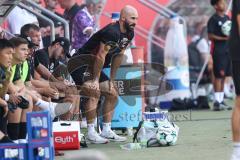 3. Liga; FC Ingolstadt 04 - Würzburger Kickers; Co- Trainer Nico Antonitsch (FCI) an der Seitenlinie, Spielerbank