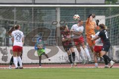 2. Bundesliga Frauen - Saison 2024/25 - FC Ingolstadt 04 Frauen - FSV Gütersloh -  Der 0:1 Führungstreffer - Torwart Anna-Lena Daum (Nr.22 - FCI Frauen) kann den Ball nicht abwehren - XXXXX - Foto: Meyer Jürgen